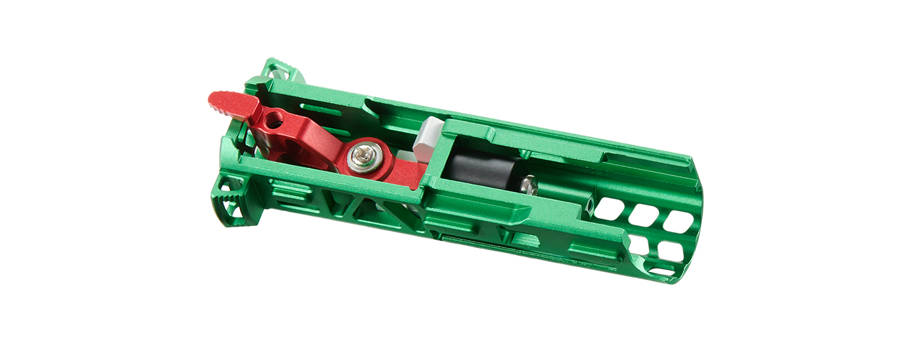 Atlas Custom Works Lightweight CNC Aluminum Advanced Bolt with Selector Switch for AAP-01 GBB Pistol (Green) - Click Image to Close