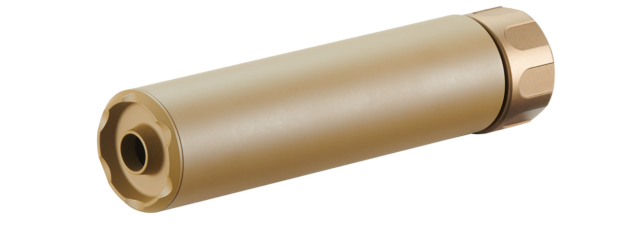 Atlas Custom Works SOCOM556-MINI2 Silencer With Spitfire Tracer - (Tan) - Click Image to Close