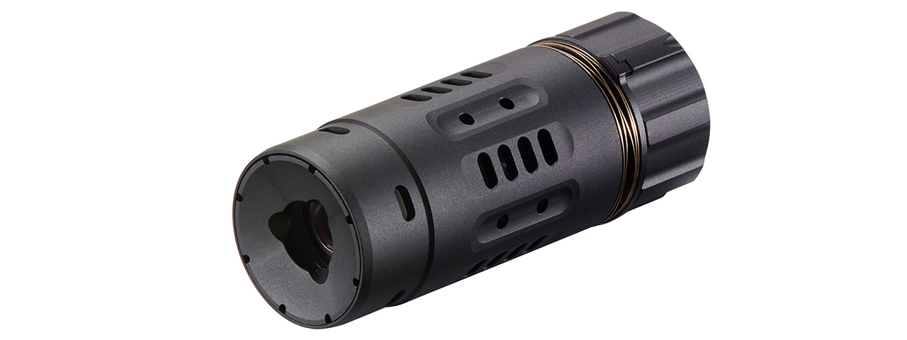 Atlas Custom Works Pyro Style Airsoft 14MM CCW Tracer Unit - (Black) - Click Image to Close