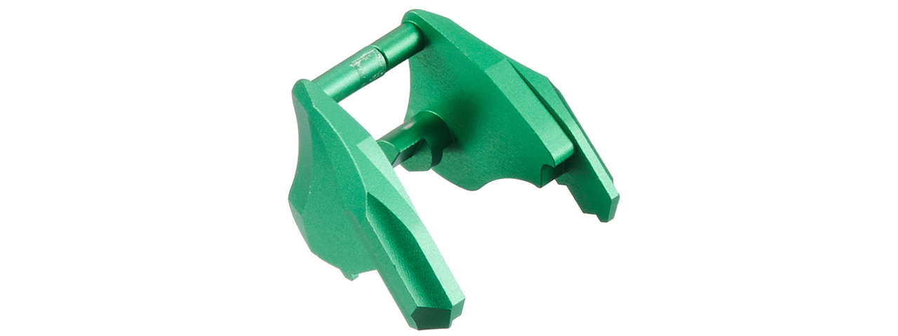 Atlas Custom Works Aluminum Thumb Safety-Ambi for Marui Hi-Capa GBB Pistol - (Green) - Click Image to Close