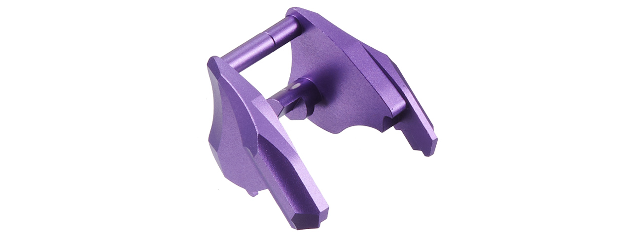 Atlas Custom Works Aluminum Thumb Safety-Ambi for Marui Hi-Capa GBB Pistol - (Purple) - Click Image to Close