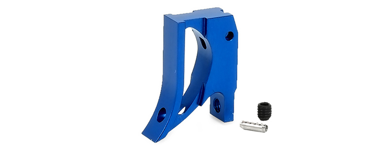 Airsoft Masterpiece Edge T2 Trigger for Hi Capa/1911 Pistols - (Blue) - Click Image to Close