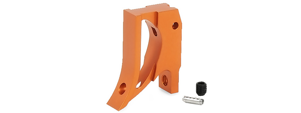 Airsoft Masterpiece Edge T2 Trigger for Hi Capa/1911 Pistols - (Orange) - Click Image to Close