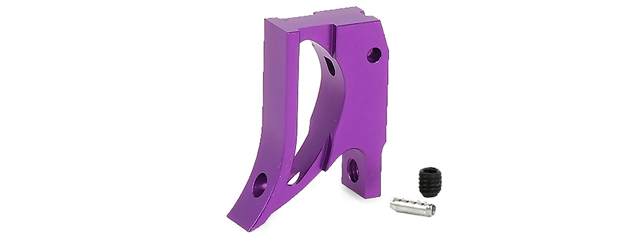 Airsoft Masterpiece Edge T2 Trigger for Hi Capa/1911 Pistols - (Purple) - Click Image to Close