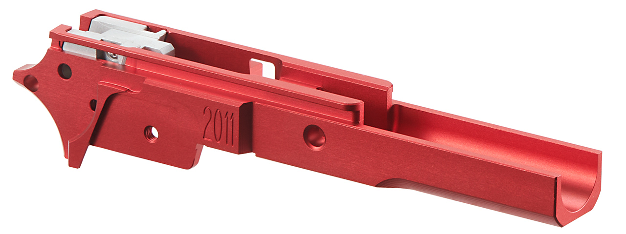 Airsoft Master S-Style 3.9 Aluminum Advance Frame (Red) - Click Image to Close