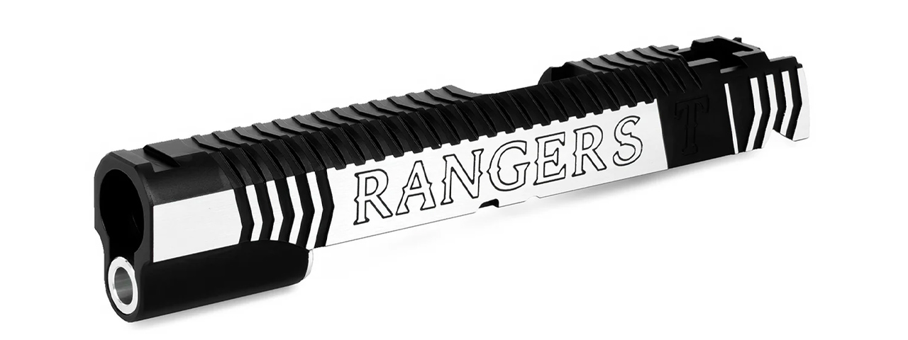 Gunsmith Bros "Infinity Rangers" Standard Slide - (Black/Silver) - Click Image to Close