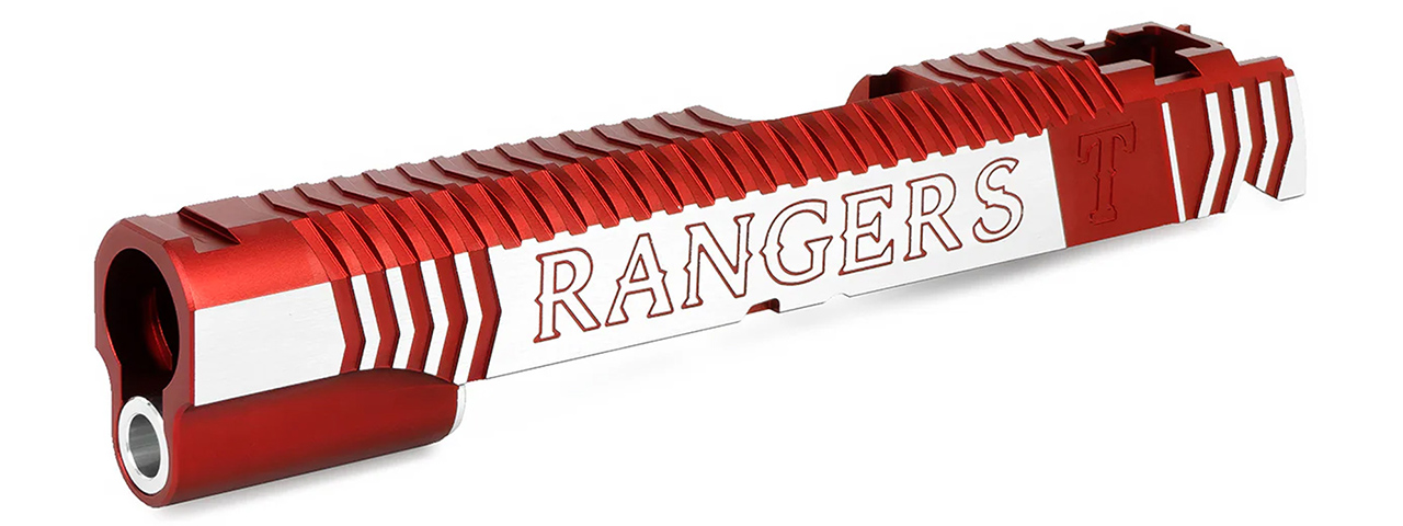 Airsoft Masterpiece "Infinity Rangers" Standard Slide - (Red/Silver) - Click Image to Close