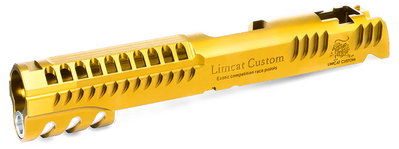 Airsoft Masterpiece LimCat Custom "2024" 5.1 Hi-Capa Slide - (Gold) - Click Image to Close