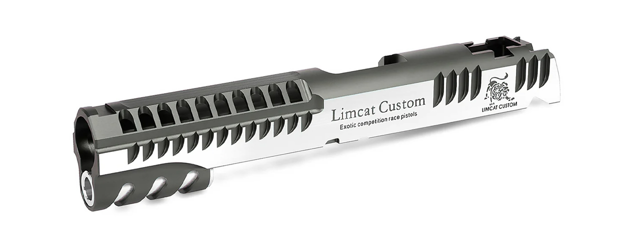 Airsoft Masterpiece LimCat Custom "2024" 5.1 Hi-Capa Slide - (Gray/Silver) - Click Image to Close