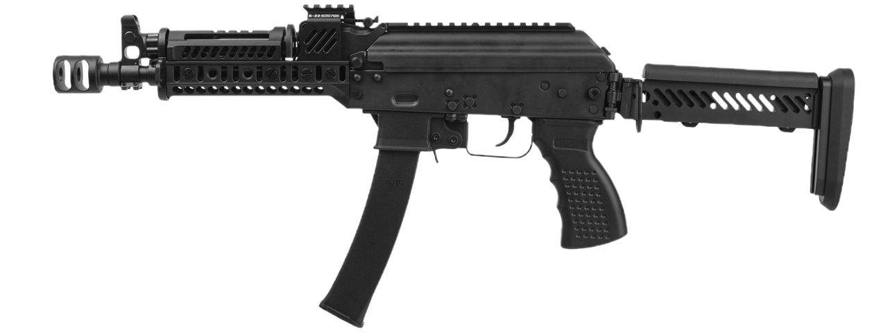 Arcturus Tactical PP19-01 Viyyaz ZTAC SP1 CQB AEG FE - (Black) - Click Image to Close