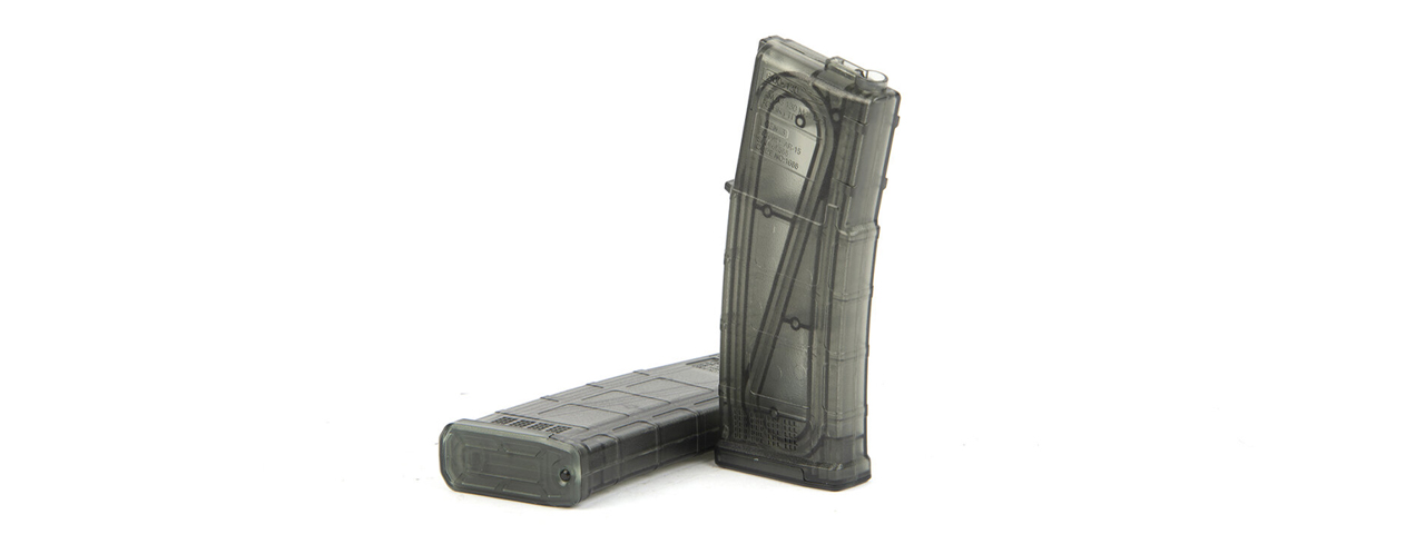 Ares M4 AMAG 130rd 5 AEG Magazine Box Set - (Transparent) - Click Image to Close