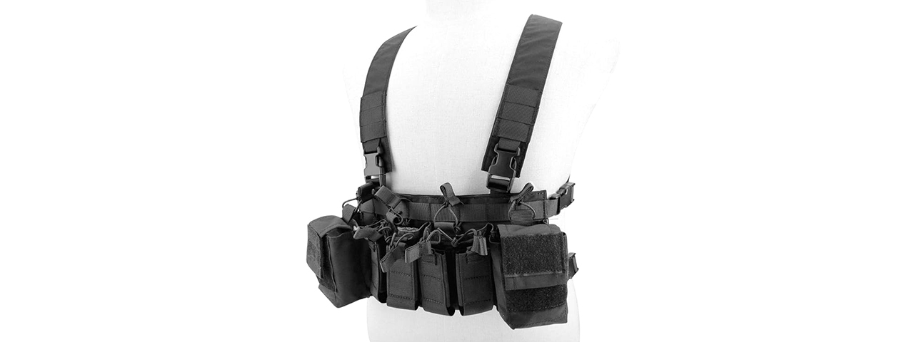 Tactical Chest Rig - (Black) - Click Image to Close