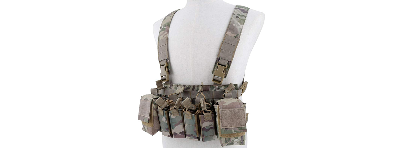 Tactical Chest Rig - (Camo) - Click Image to Close