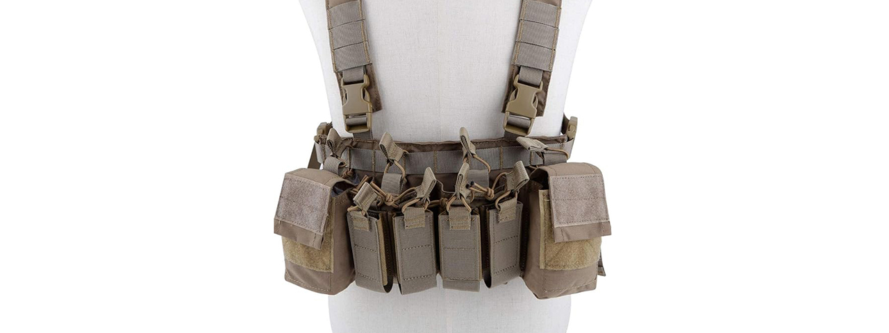 Tactical Chest Rig - (Tan) - Click Image to Close