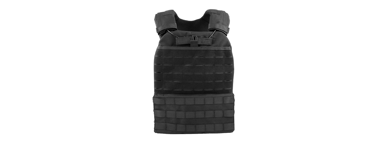 Tactical Molle Outdoor Camouflage Combat Vest - (Black) - Click Image to Close