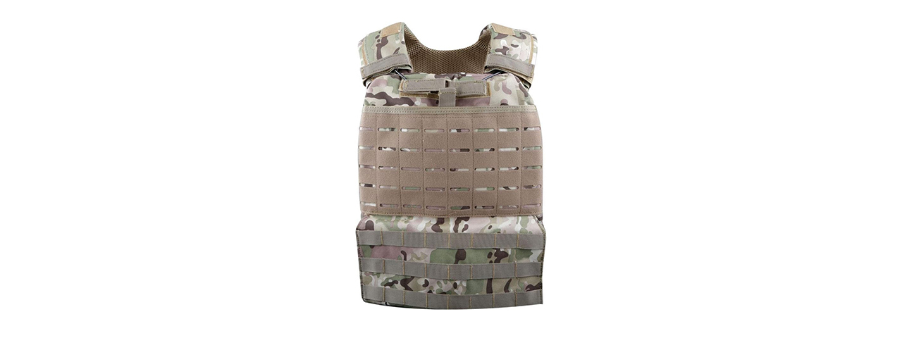 Tactical Molle Outdoor Camouflage Combat Vest - (Camo) - Click Image to Close