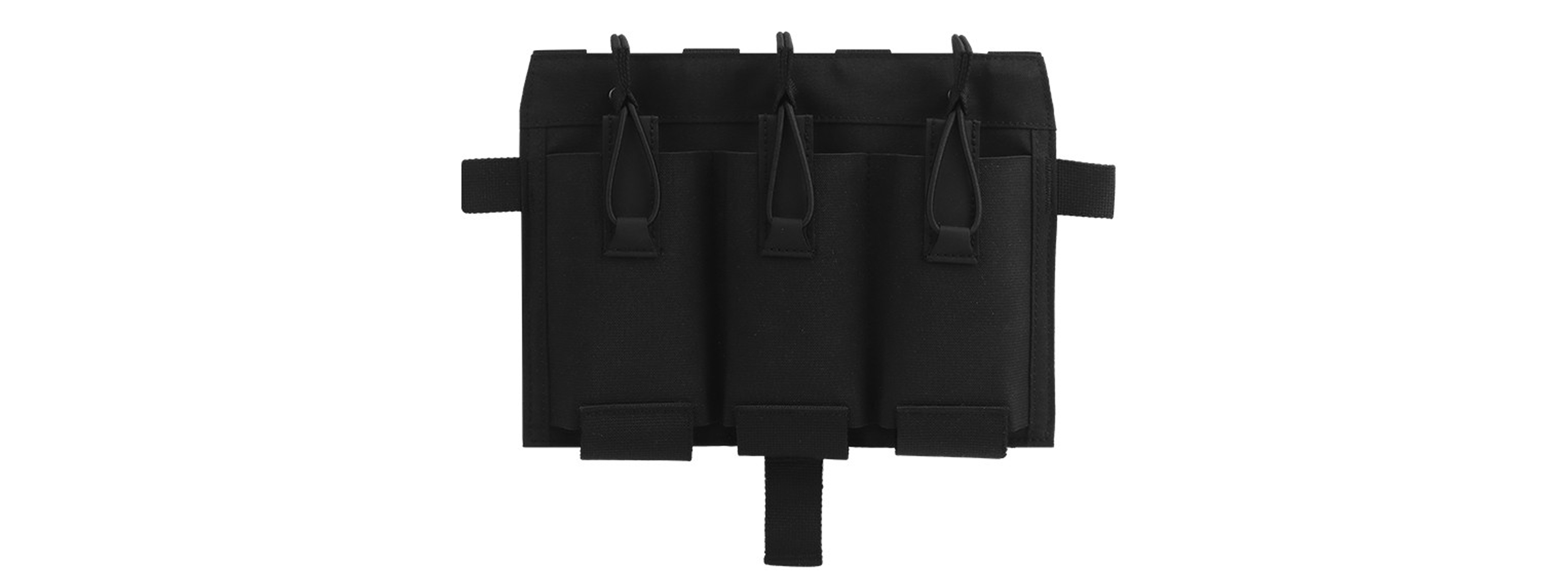 M4 Triple Magazine Elastic Plate - (Black) - Click Image to Close