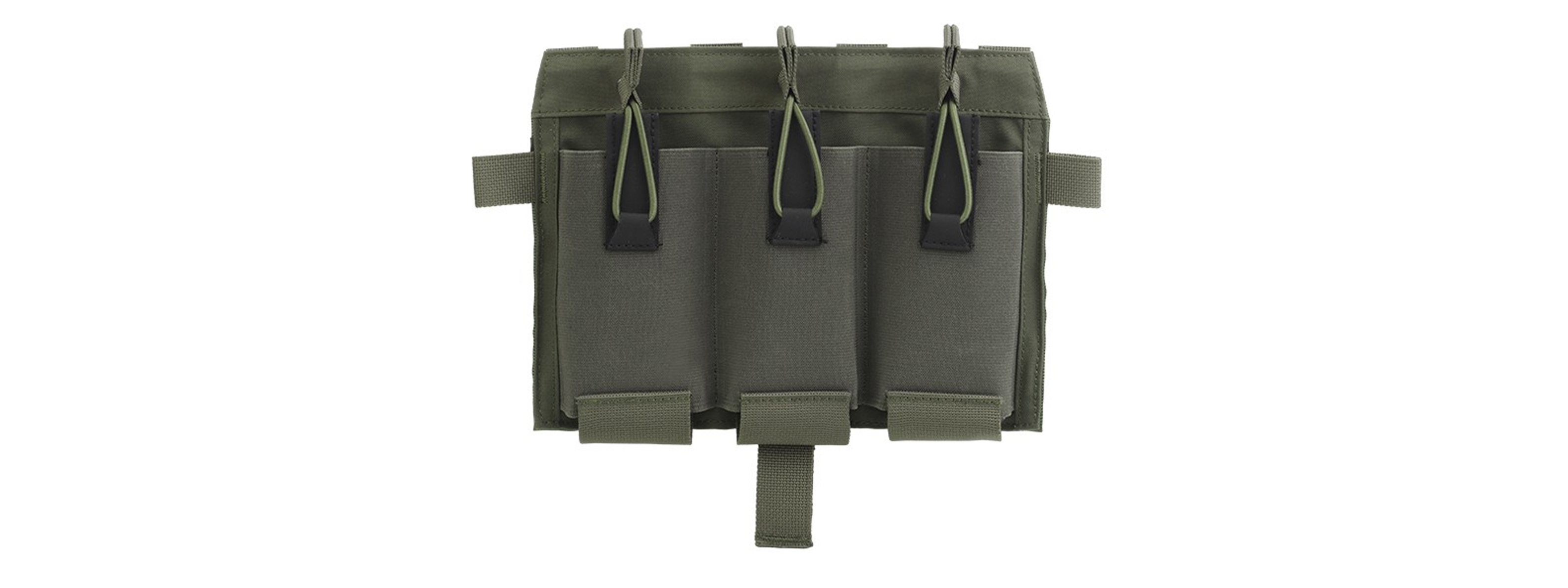 M4 Triple Magazine Elastic Plate - (OD Green) - Click Image to Close