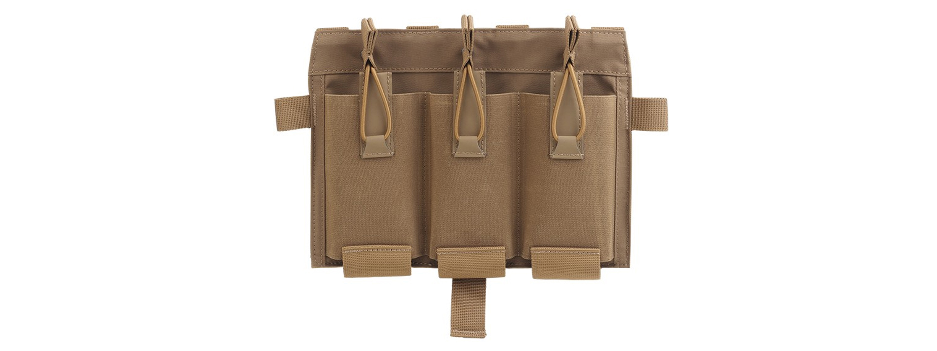 M4 Triple Magazine Elastic Plate - (Tan) - Click Image to Close