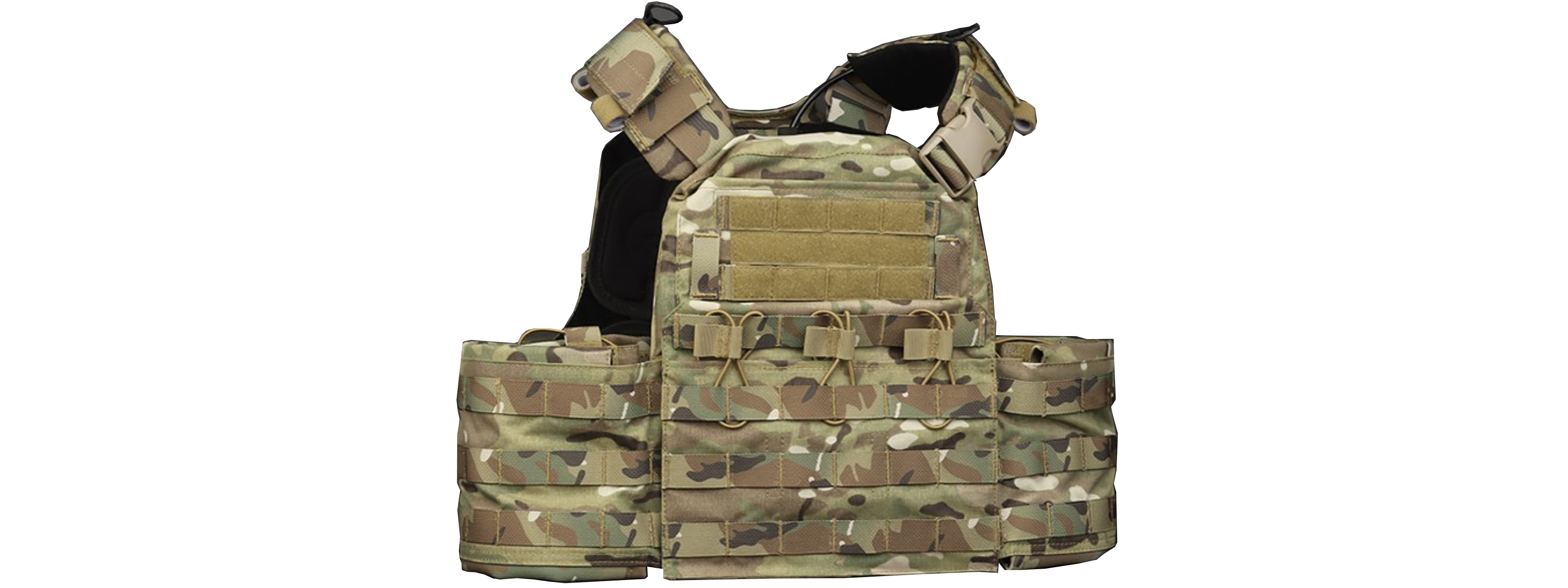 CPC Expandable Tactical Vest - (Camo) - Click Image to Close