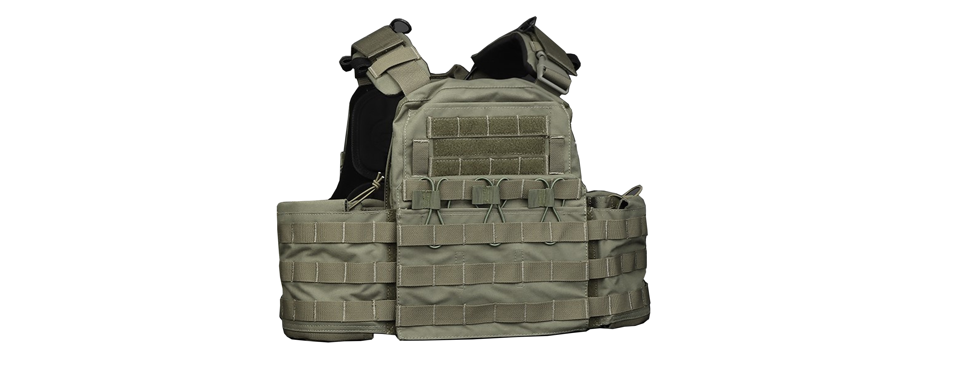 CPC Expandable Tactical Vest - (OD Green) - Click Image to Close