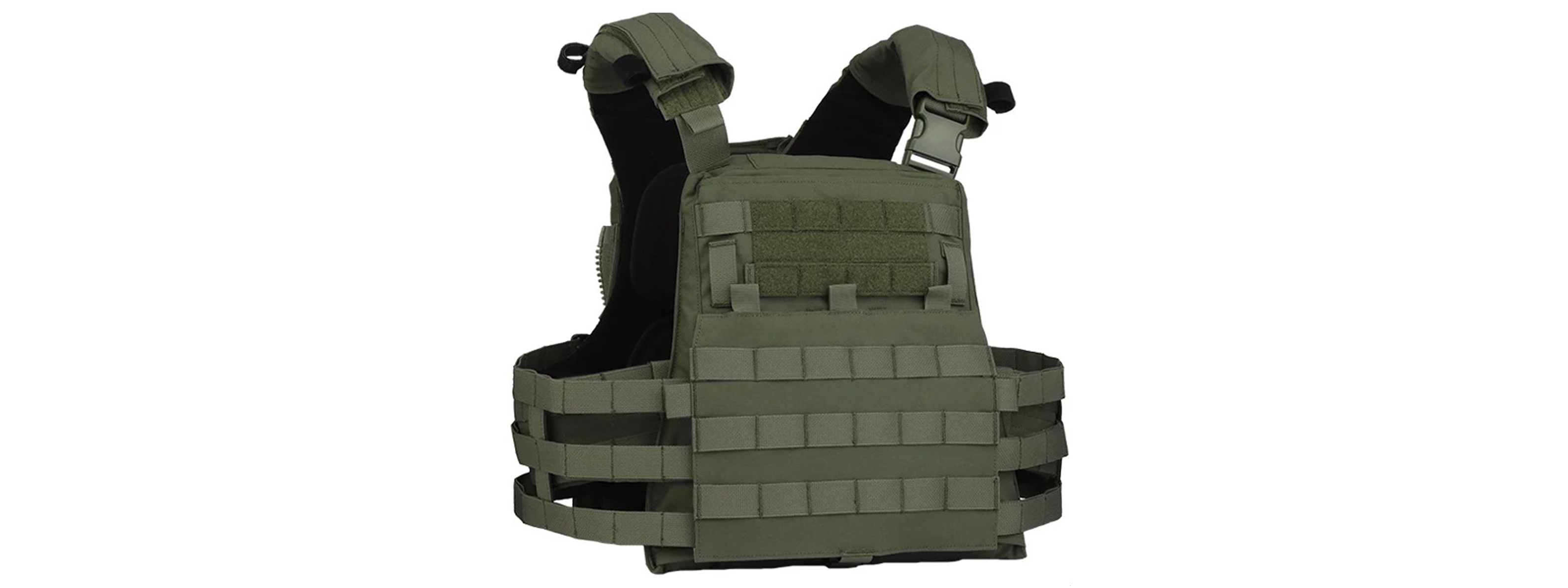 Multi Functional Molle Tactical Vest - (OD Green) - Click Image to Close