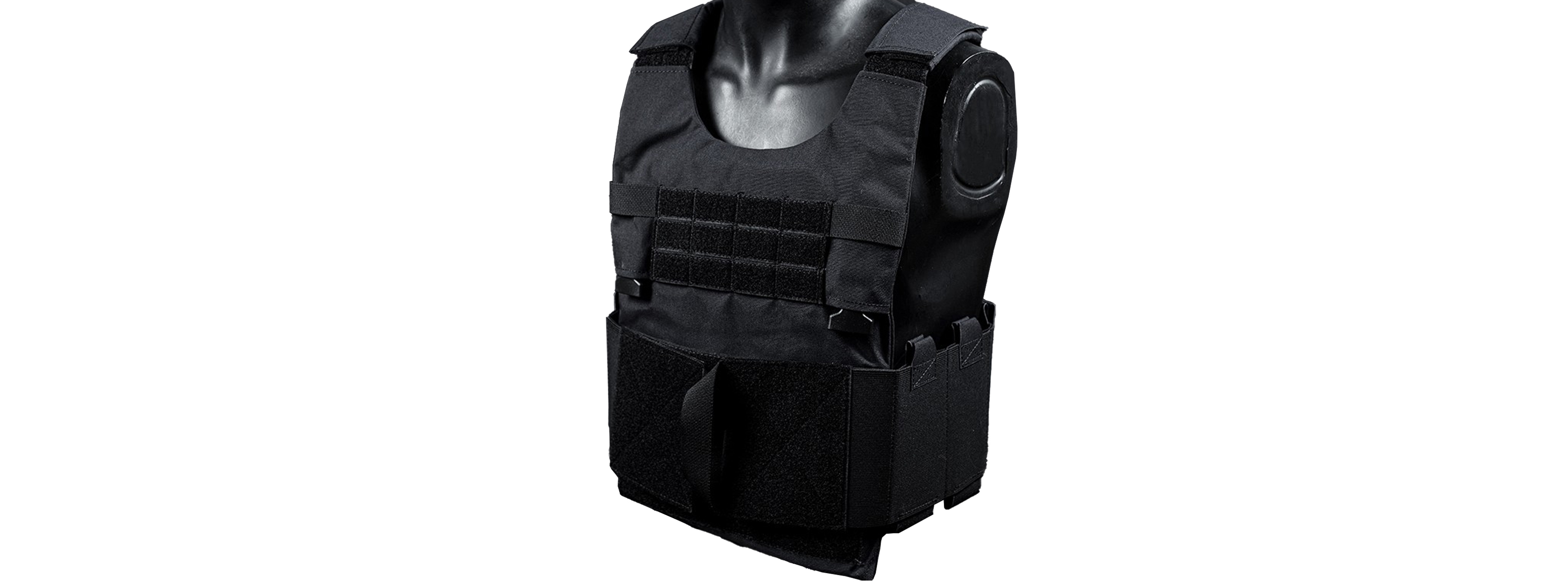 Airsoft Tactical Vest Carrier - (Black) - Click Image to Close