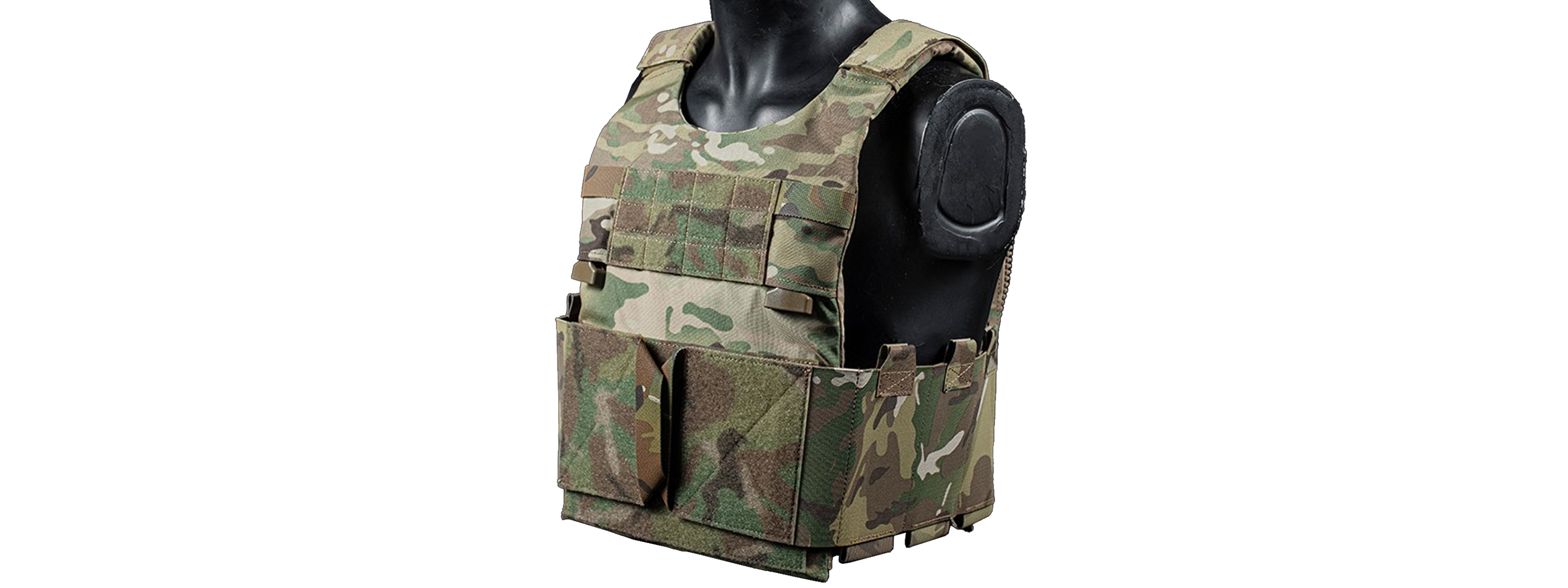 Airsoft Tactical Vest Carrier - (Camo) - Click Image to Close