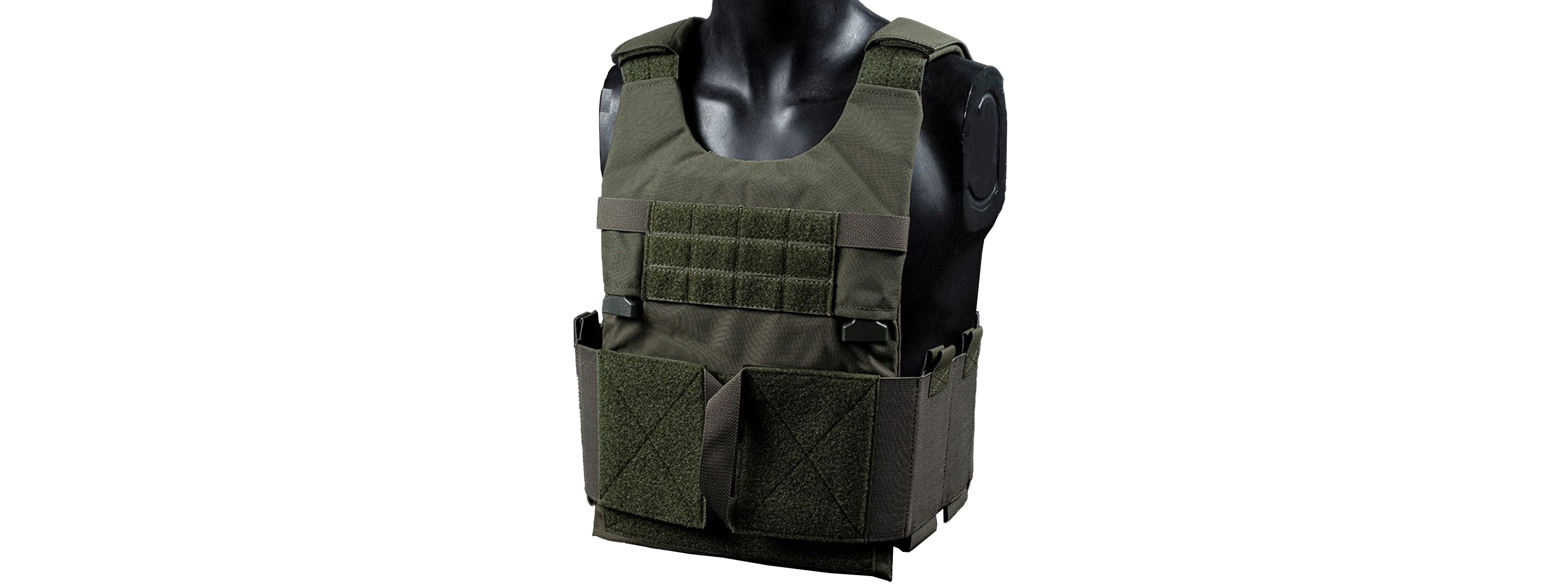 Airsoft Tactical Vest Carrier - (OD Green) - Click Image to Close