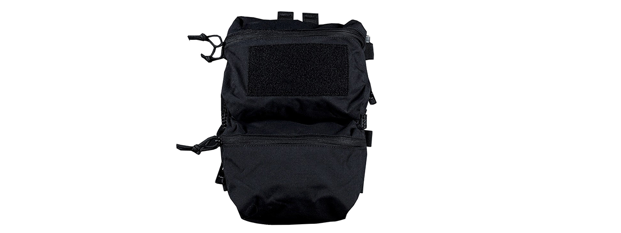 Tactical Back Panel Double Bag - (Black) - Click Image to Close