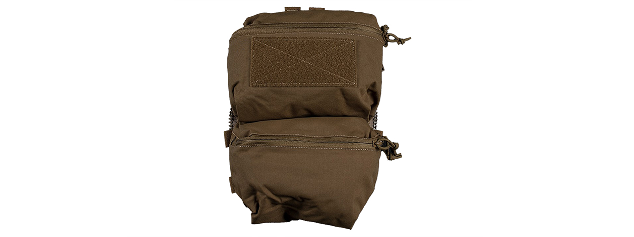 Tactical Back Panel Double Bag - (Tan) - Click Image to Close