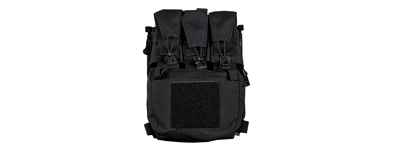 V5 PC Tactical Back Panel Supplement Attachment - (Black) - Click Image to Close