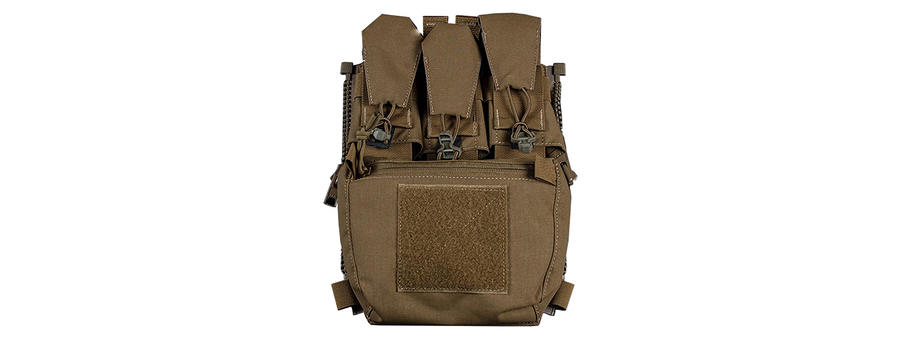 V5 PC Tactical Back Panel Supplement Attachment - (Tan) - Click Image to Close