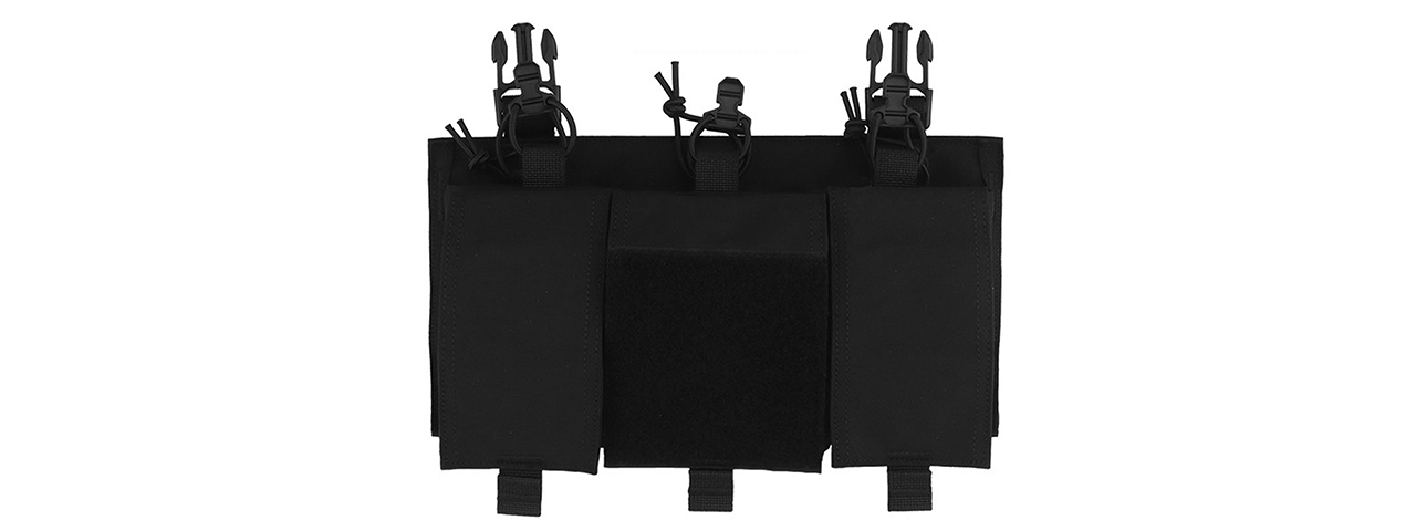 Multifunctional Quad Quick Panel Expansion Conversion Module For Tactical Vest - (Black) - Click Image to Close