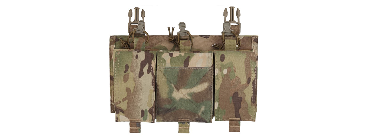 Multifunctional Quad Quick Panel Expansion Conversion Module For Tactical Vest - (Camo) - Click Image to Close