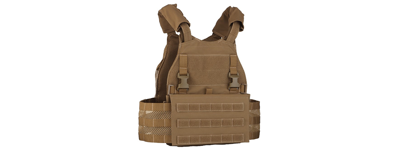 Beetle Multifunctional Tactical Vest - (Tan) - Click Image to Close