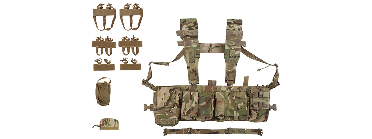 UW Tactical Patrol Commuter Chest Rig - (Camo) - Click Image to Close