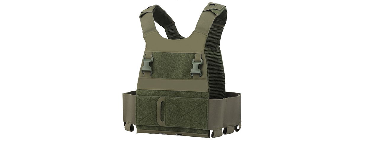 Minimalistic Multi-Mission Plate Carrier Vest - (OD Green) - Click Image to Close