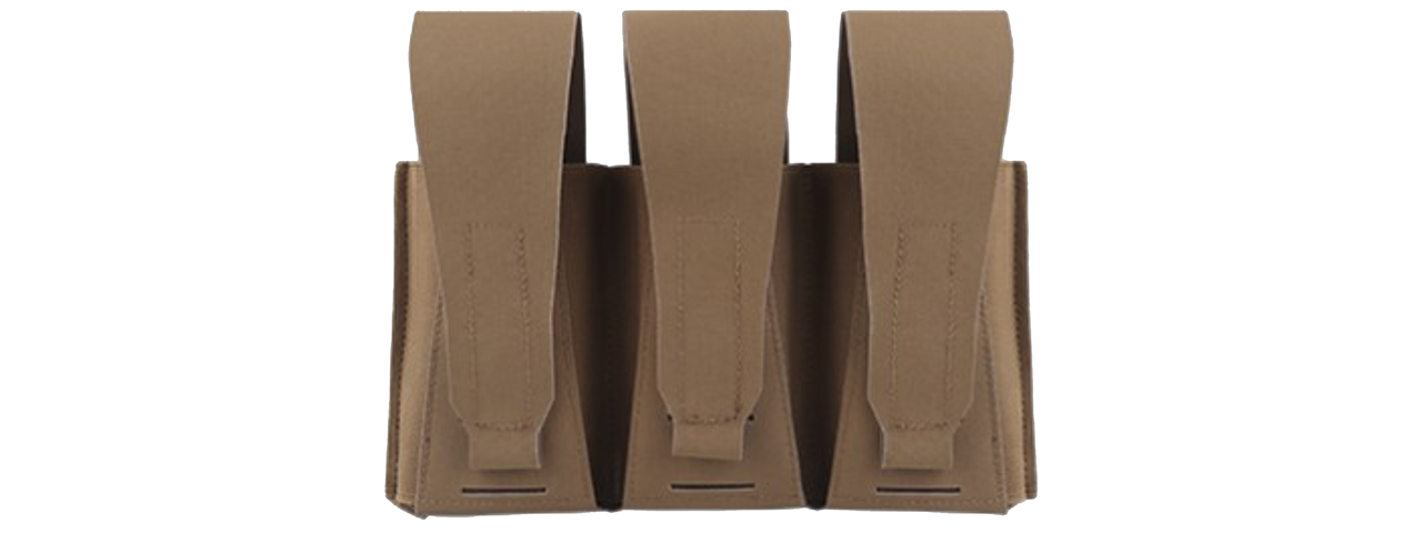 Multifunctional Triple Mag Pouches - (Tan) - Click Image to Close