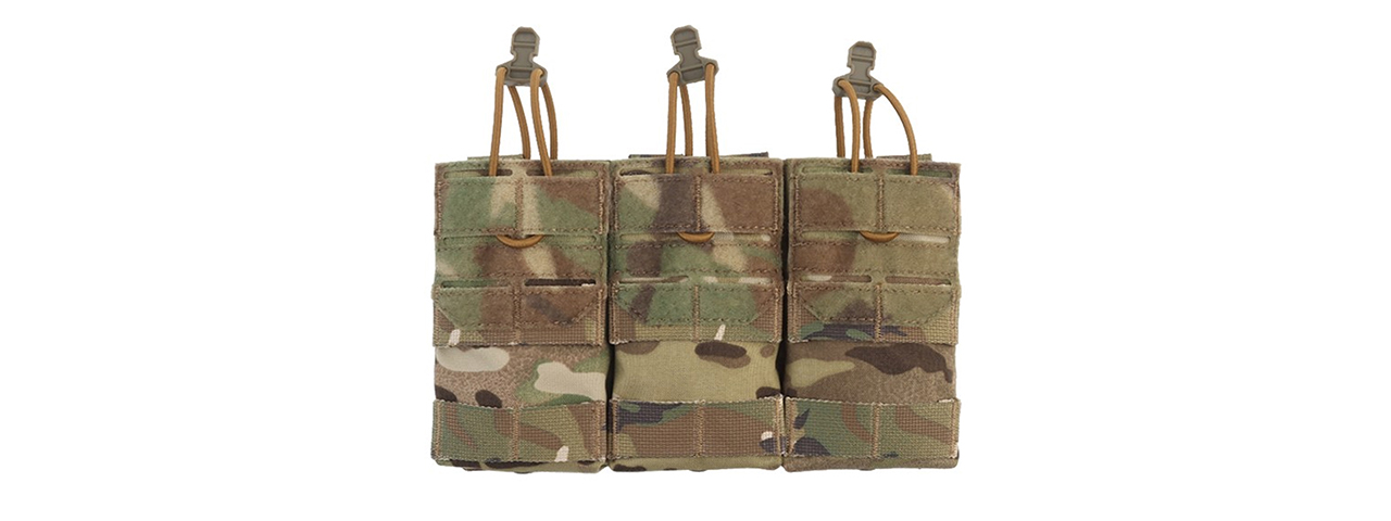 Dual Purpose 5.56 Triple Magazine Pouch - (Camo) - Click Image to Close