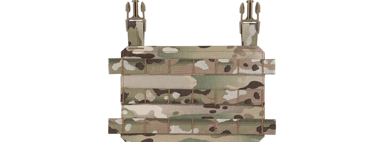 MOLLE Mounting Plate For Tactical Vest - (Camo) - Click Image to Close