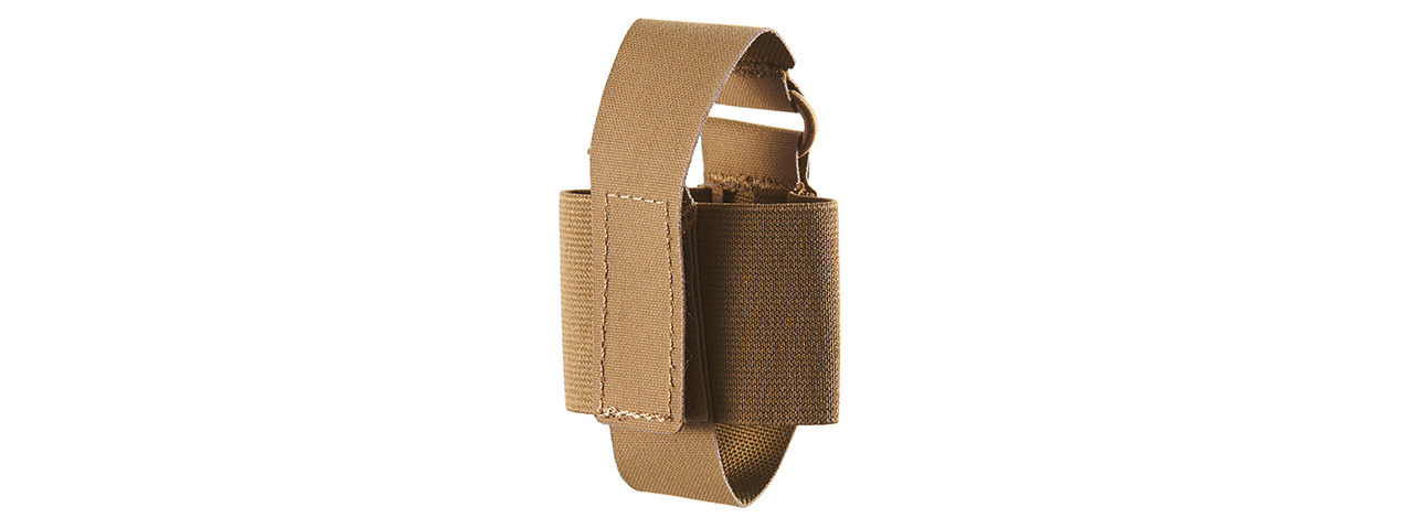 Nylon Webbing Thorax Grenade Pouch - (Tan) - Click Image to Close