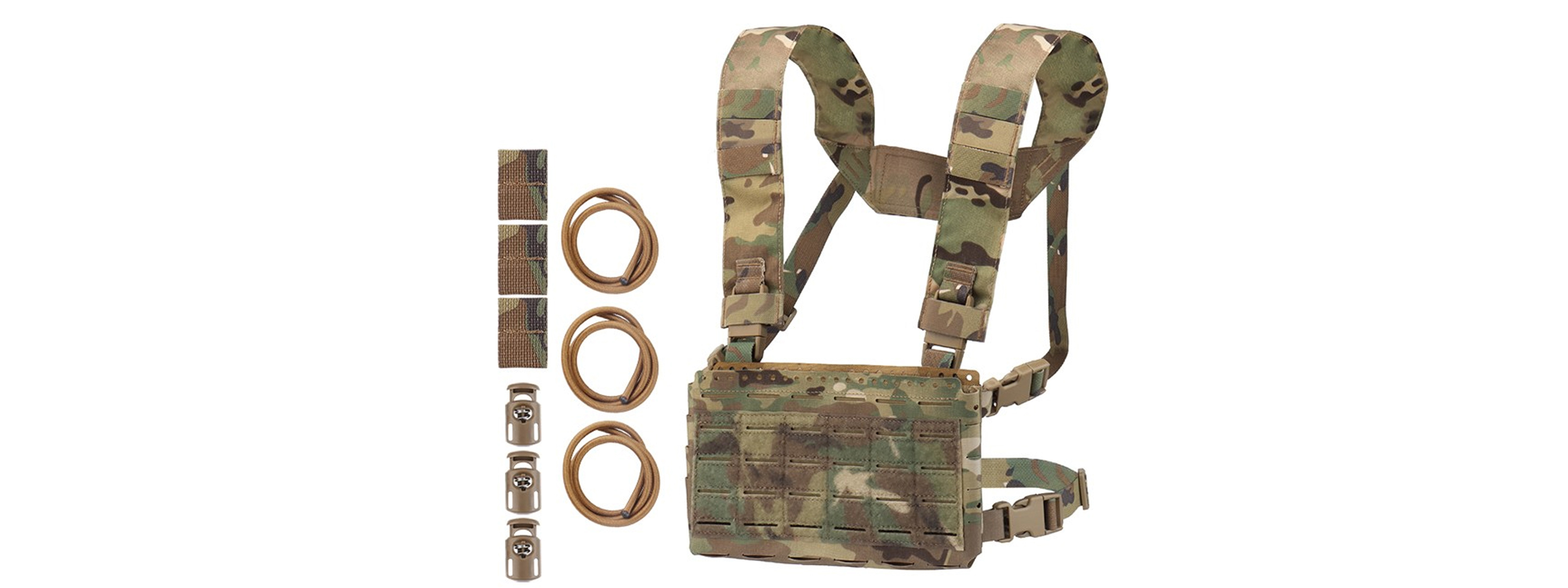 M4 Triple Magazine Elastic Plate - (Camo) - Click Image to Close