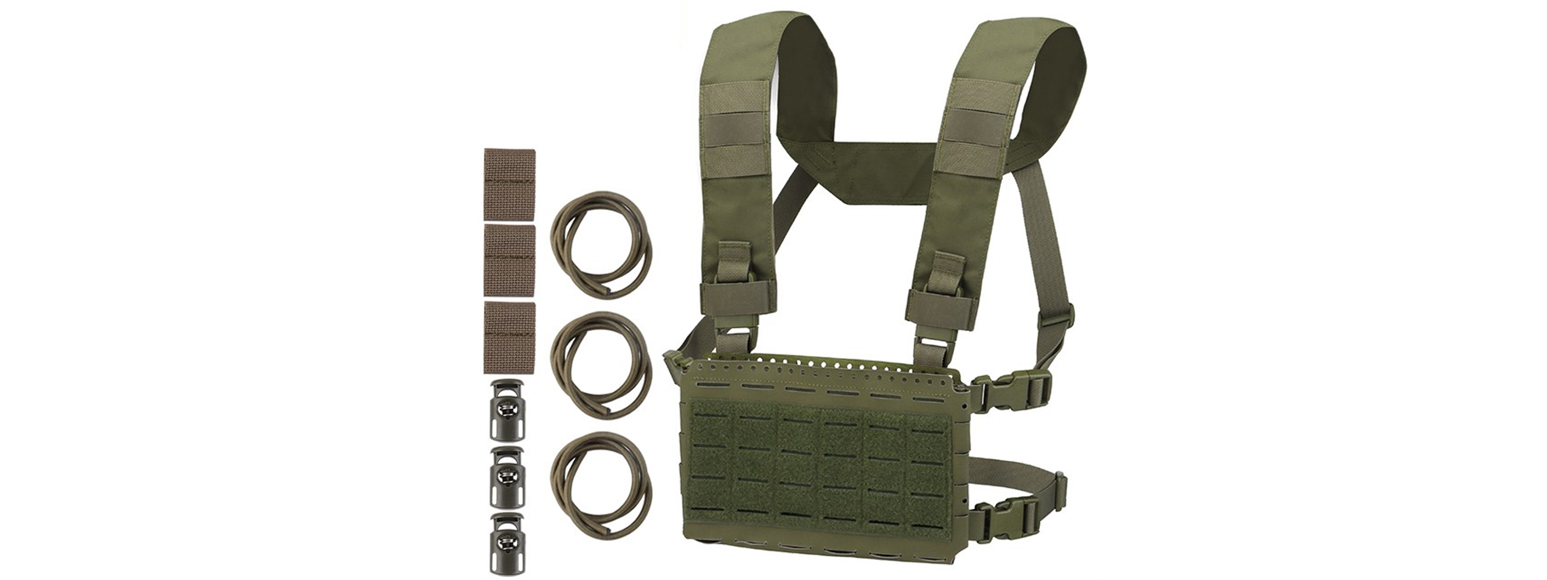 M4 Triple Magazine Elastic Plate - (OD Green) - Click Image to Close