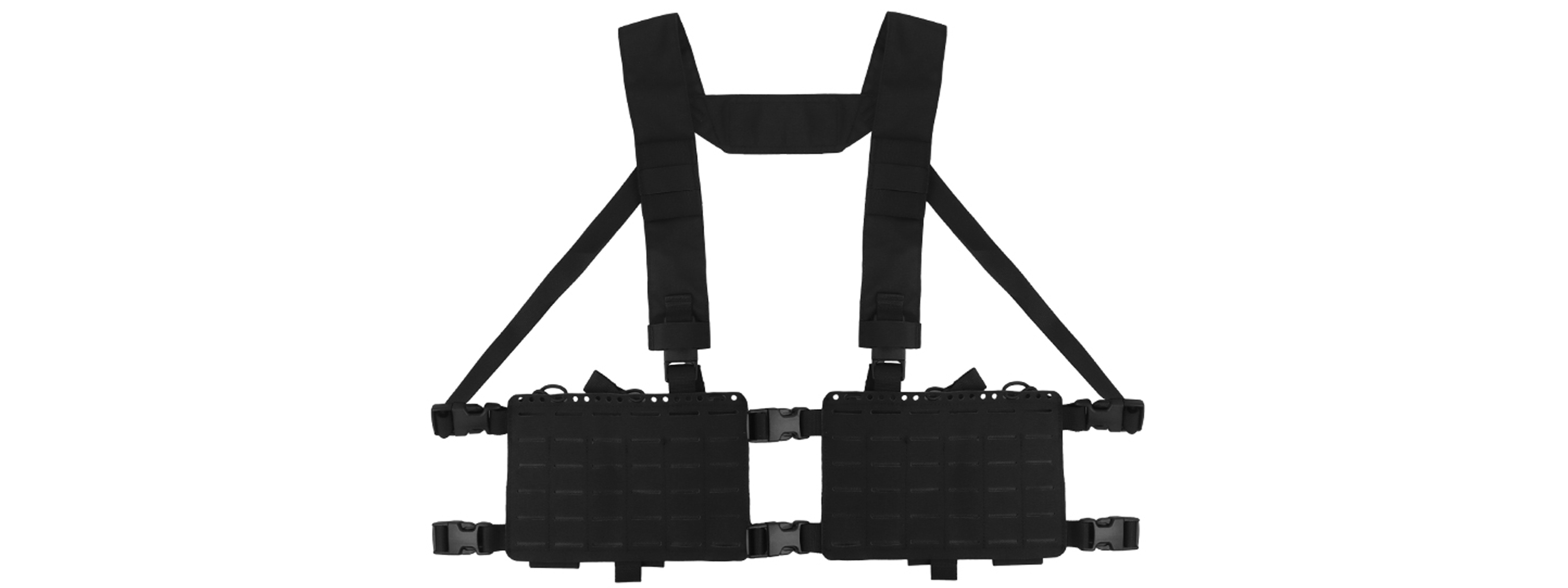 Tactical Alpha Chest Rig - (Black) - Click Image to Close