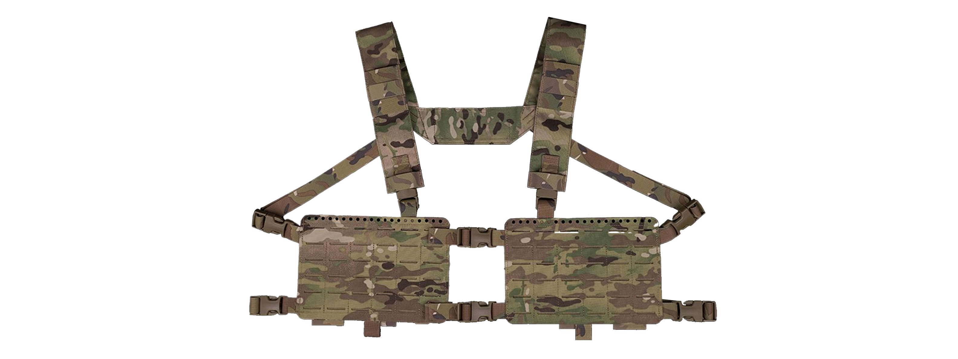 Tactical Alpha Chest Rig - (Camo) - Click Image to Close