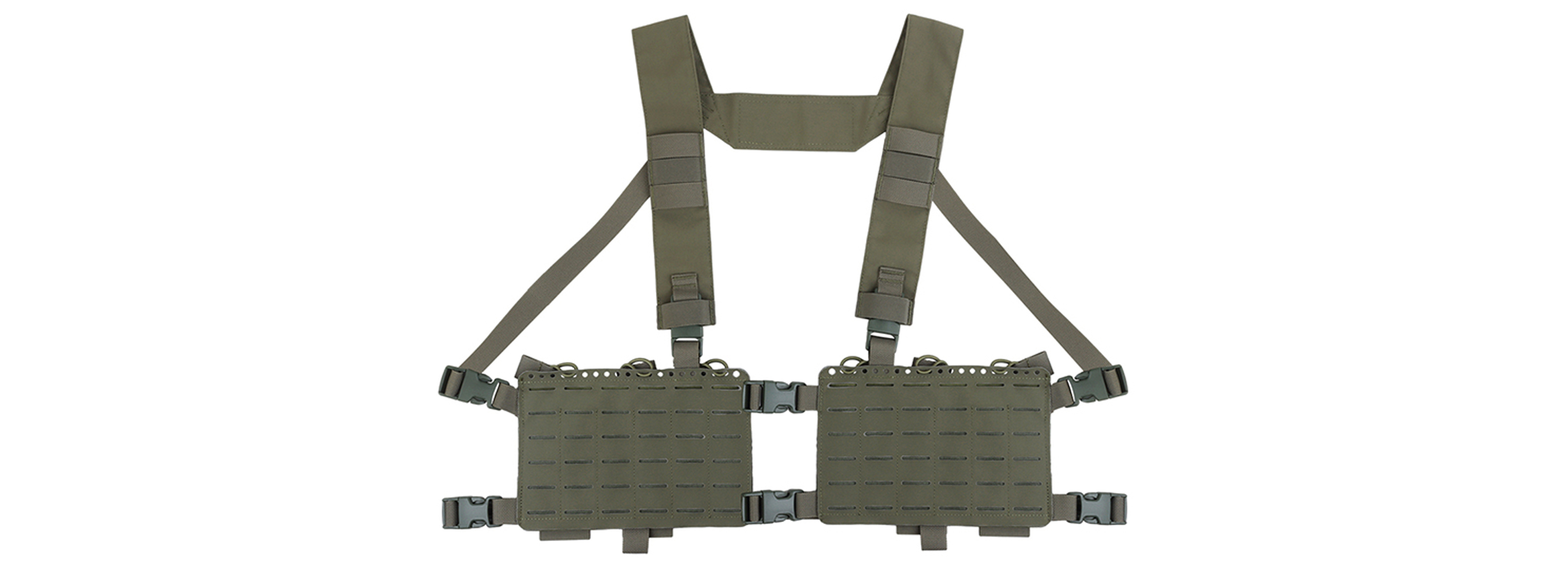 Tactical Alpha Chest Rig - (OD Green) - Click Image to Close