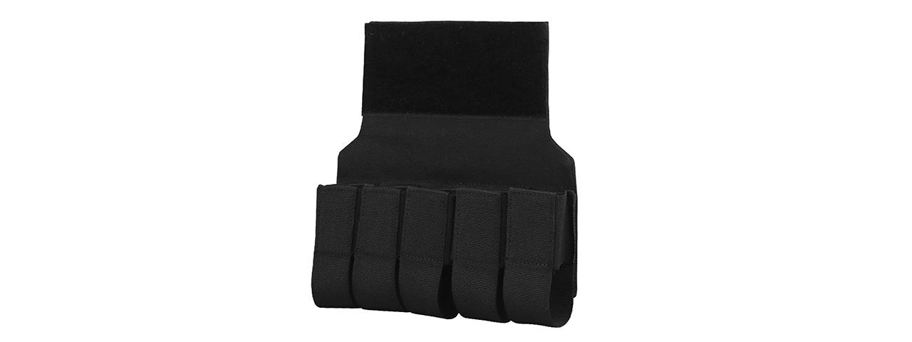 MOLLE Webbing Quintuplets Grenade Pouches For Tactical Vest Expansion - (Black) - Click Image to Close