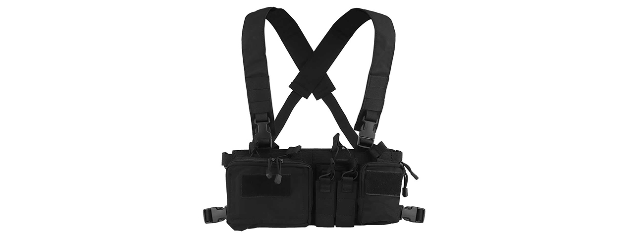 Strategic Style Tactical Chest Rig - (Black) - Click Image to Close