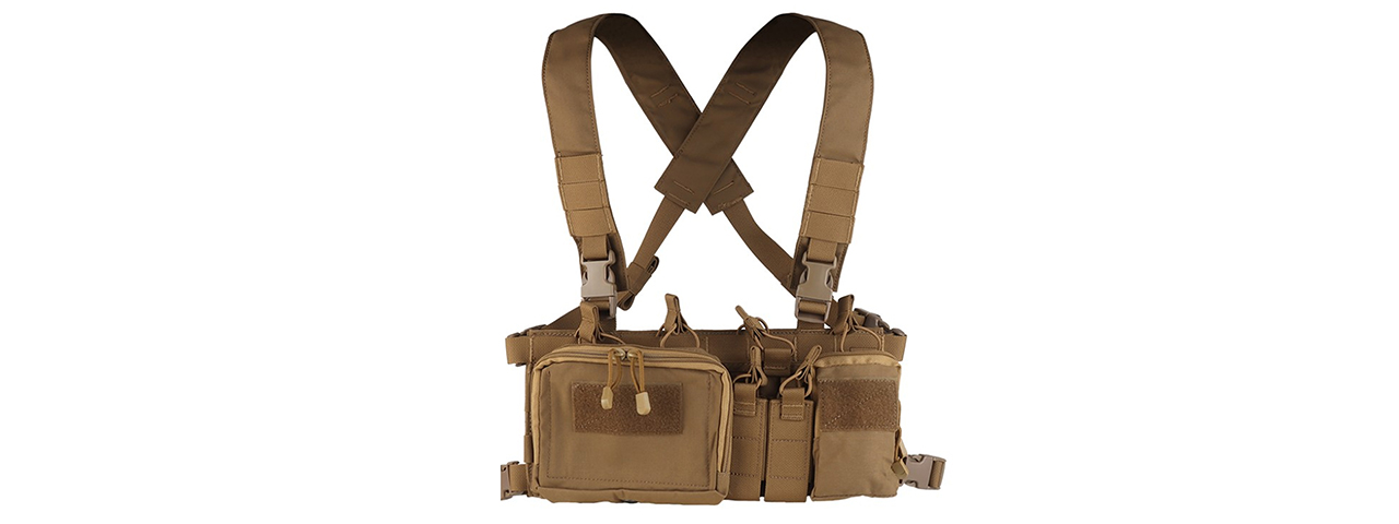 Strategic Style Tactical Chest Rig - (Tan) - Click Image to Close